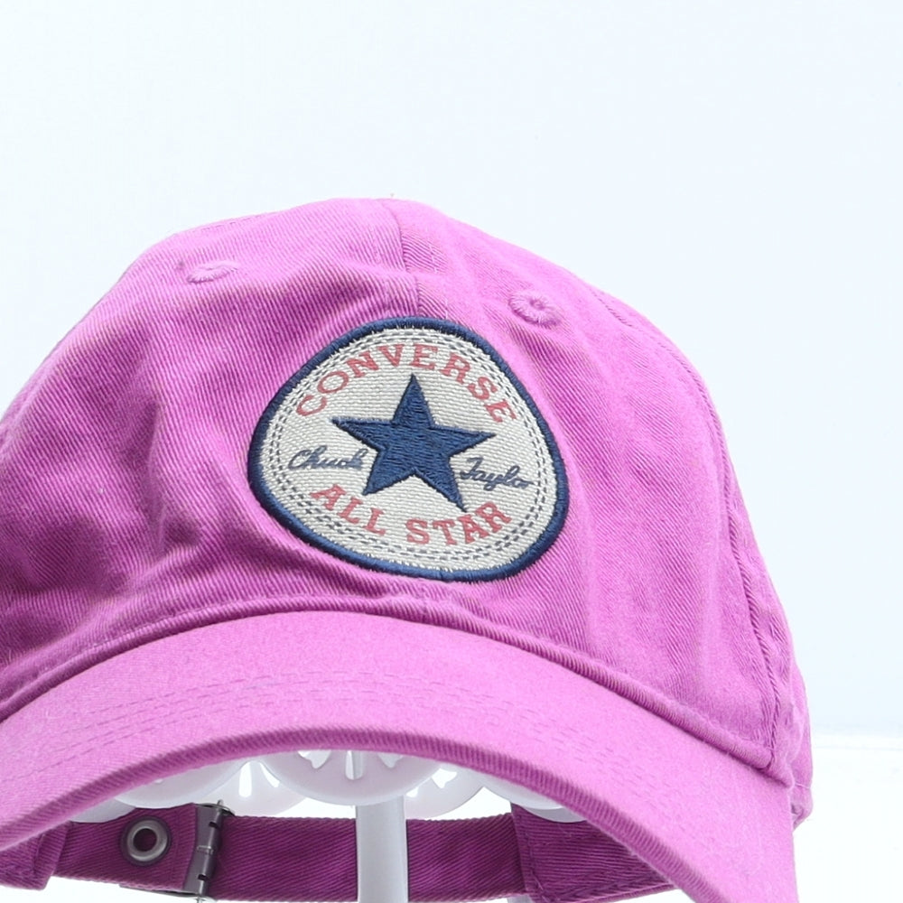 Converse Girls Pink Cotton Baseball Cap One Size