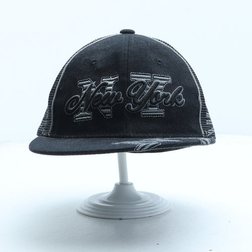 Kethos & B Mens Black Acrylic Snapback Size S - New York