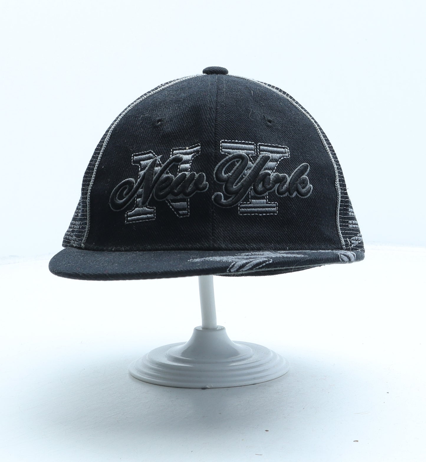 Kethos & B Mens Black Acrylic Snapback Size S - New York