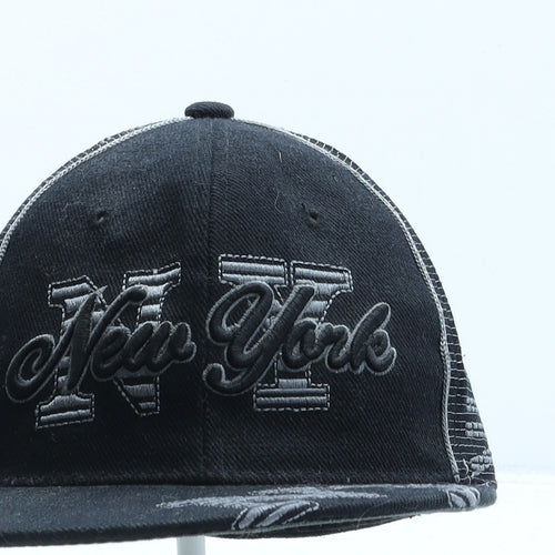 Kethos & B Mens Black Acrylic Snapback Size S - New York