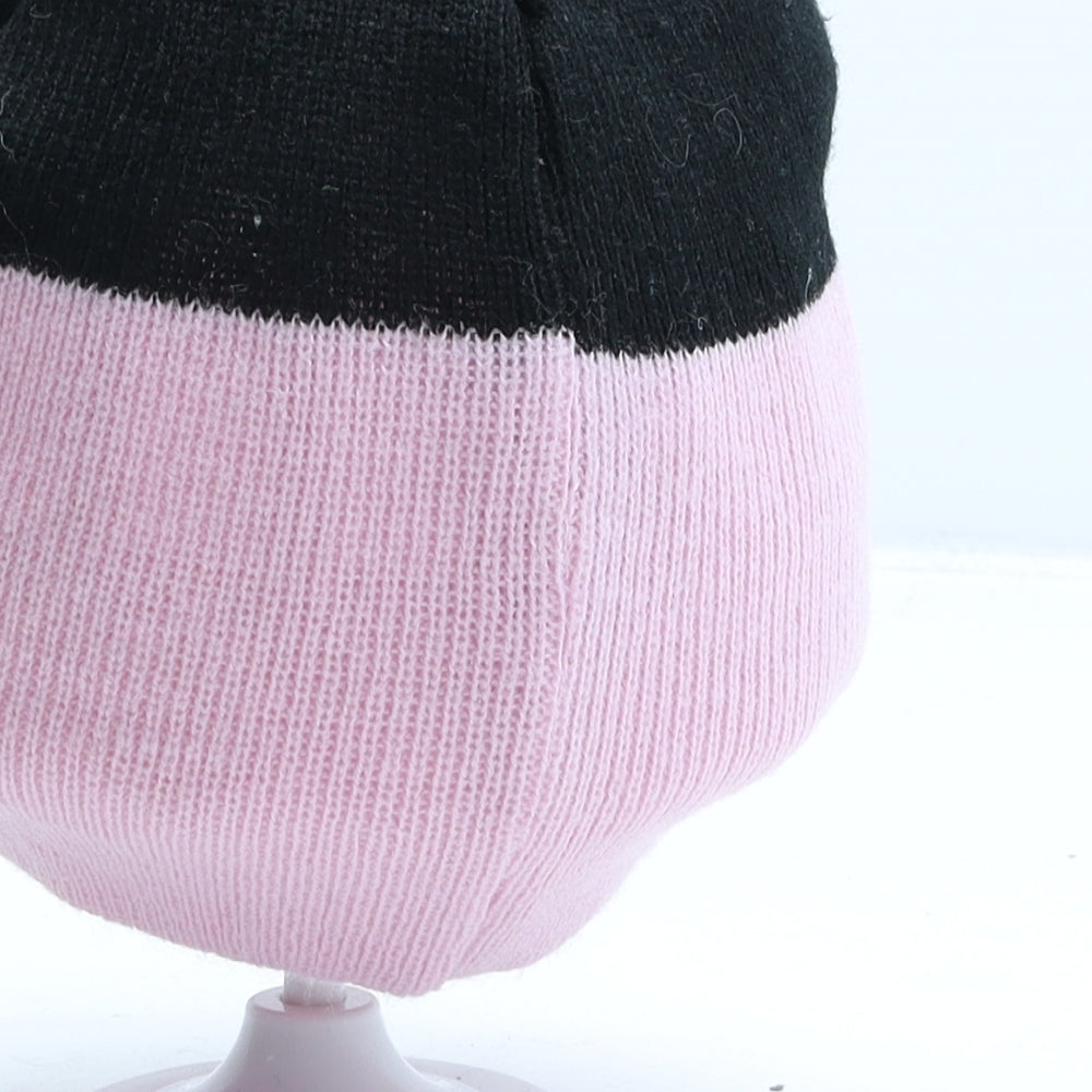 Hello Kitty Girls Pink Acrylic Beanie One Size