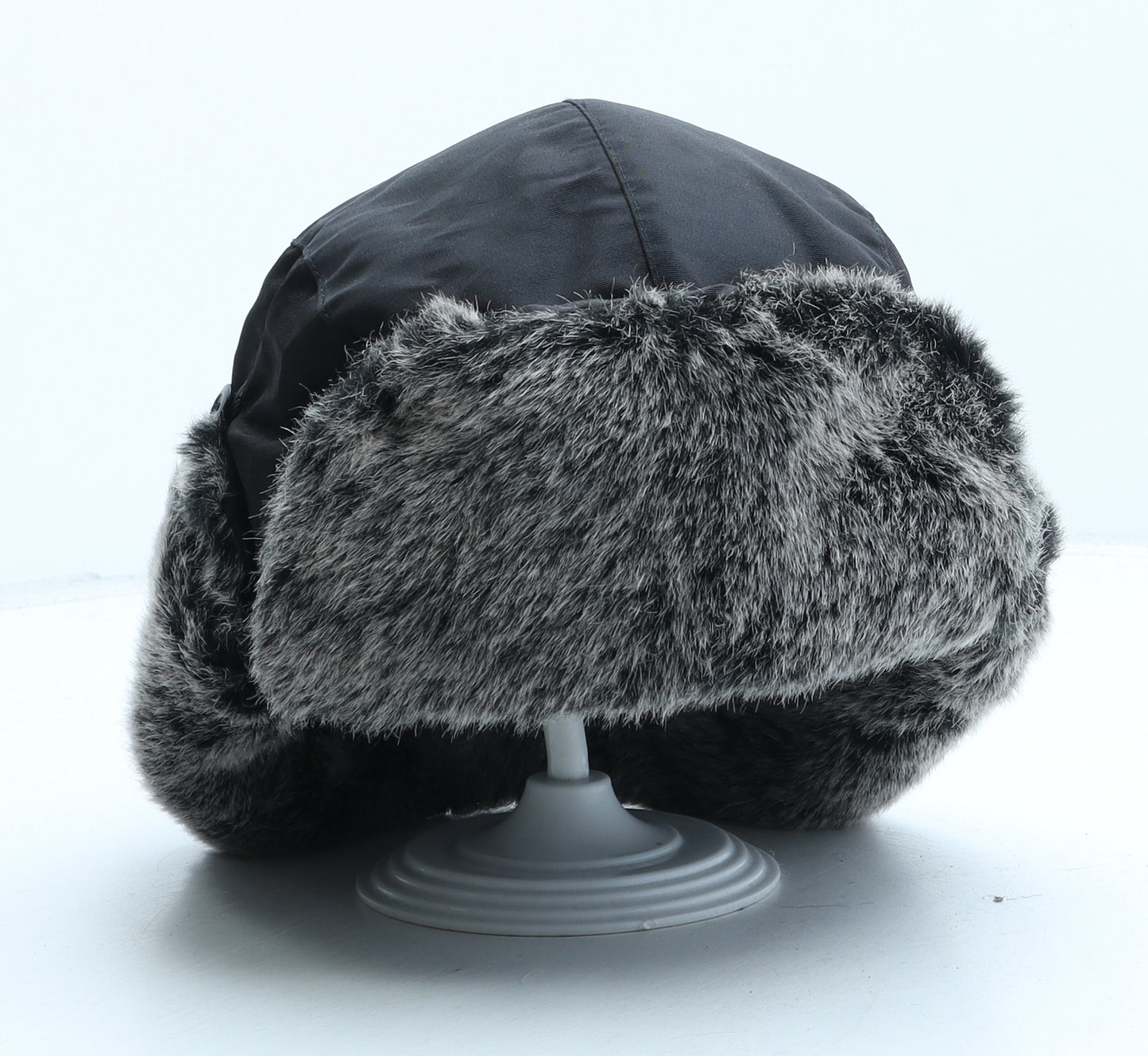 Preworn Boys Black Polyester Trapper Hat One Size