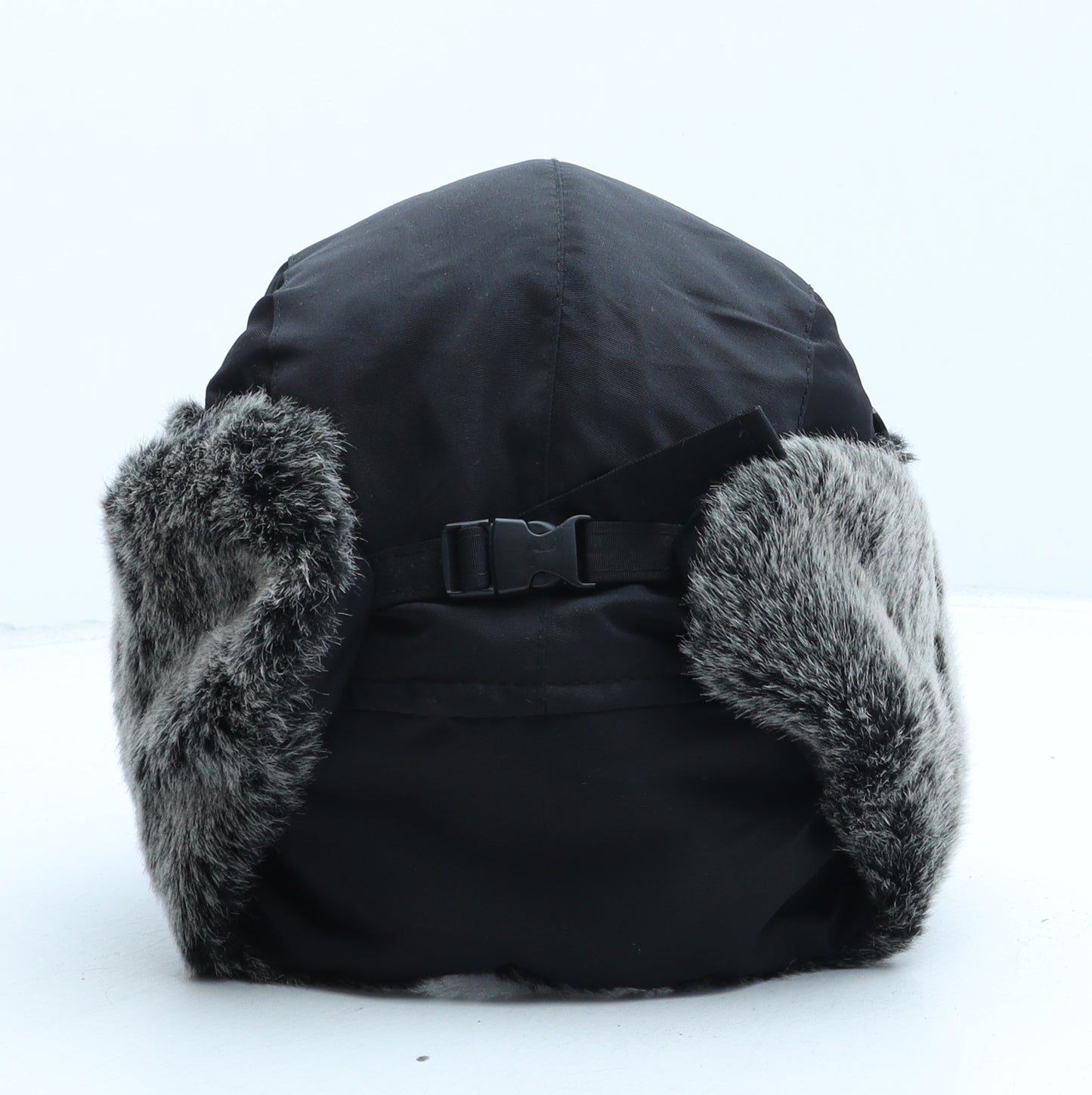 Preworn Boys Black Polyester Trapper Hat One Size