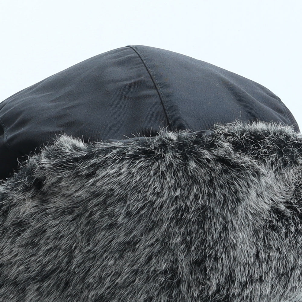 Preworn Boys Black Polyester Trapper Hat One Size