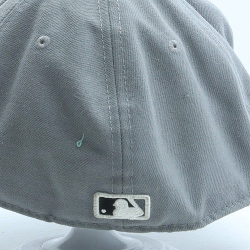 New Era Mens Grey Cotton Snapback Size 7 3/8 - Sab Diego Padres