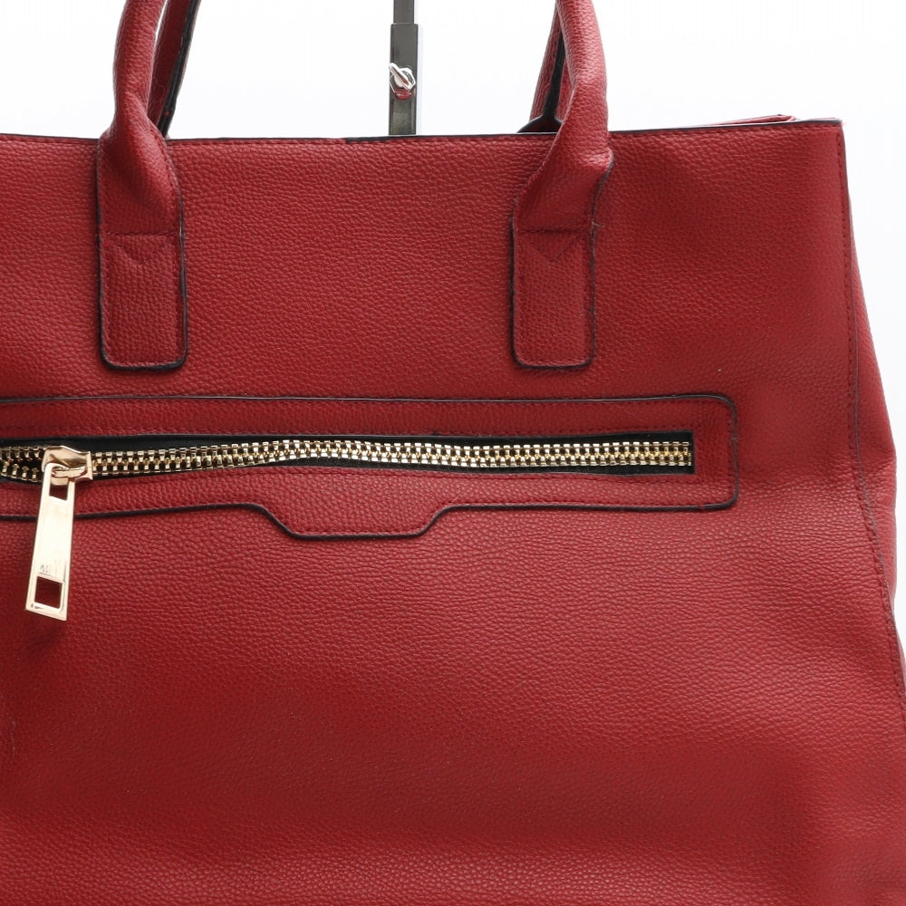 Atmosphere Womens Red Polyethylene Top Handle Bag Size Large