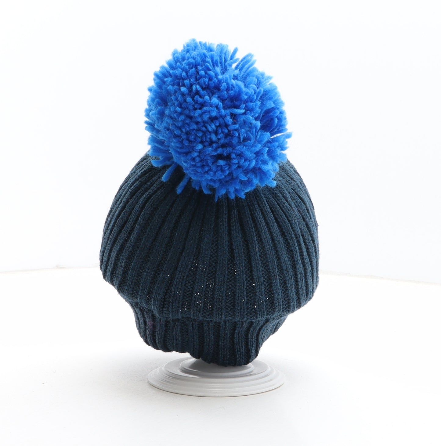 Preworn Boys Blue Acrylic Bobble Hat One Size