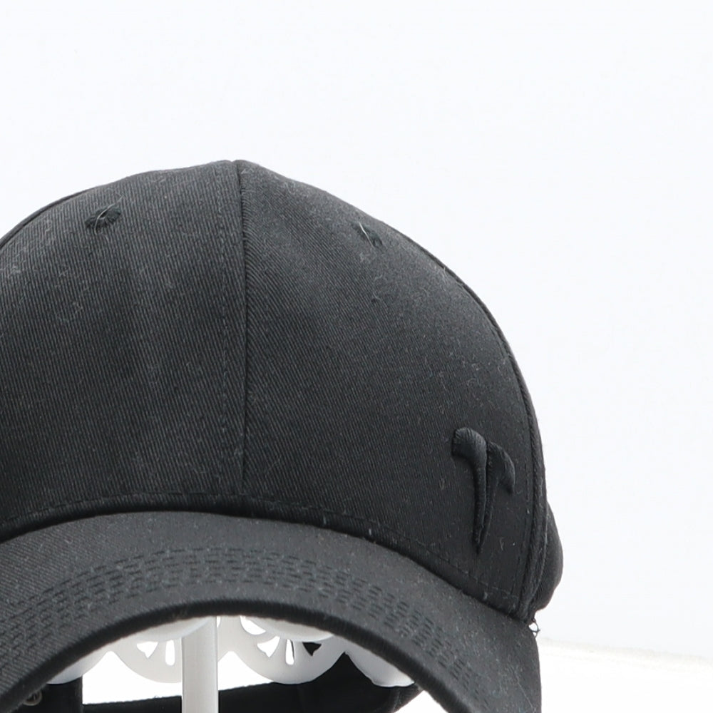 Twinzz Mens Black Cotton Baseball Cap One Size