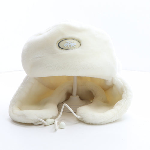 Arctic Fox Womens White Acrylic Trapper Hat One Size