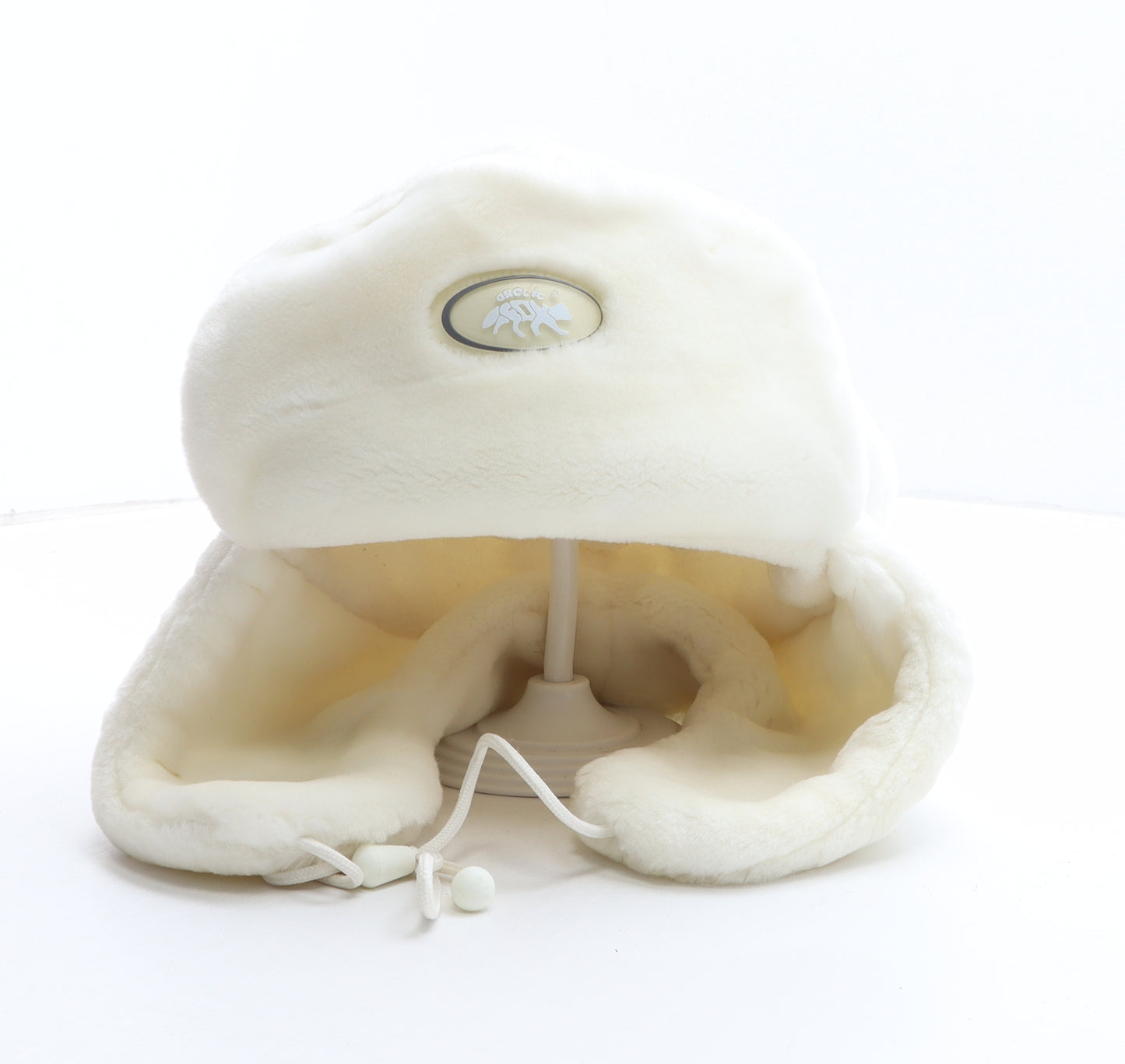 Arctic Fox Womens White Acrylic Trapper Hat One Size