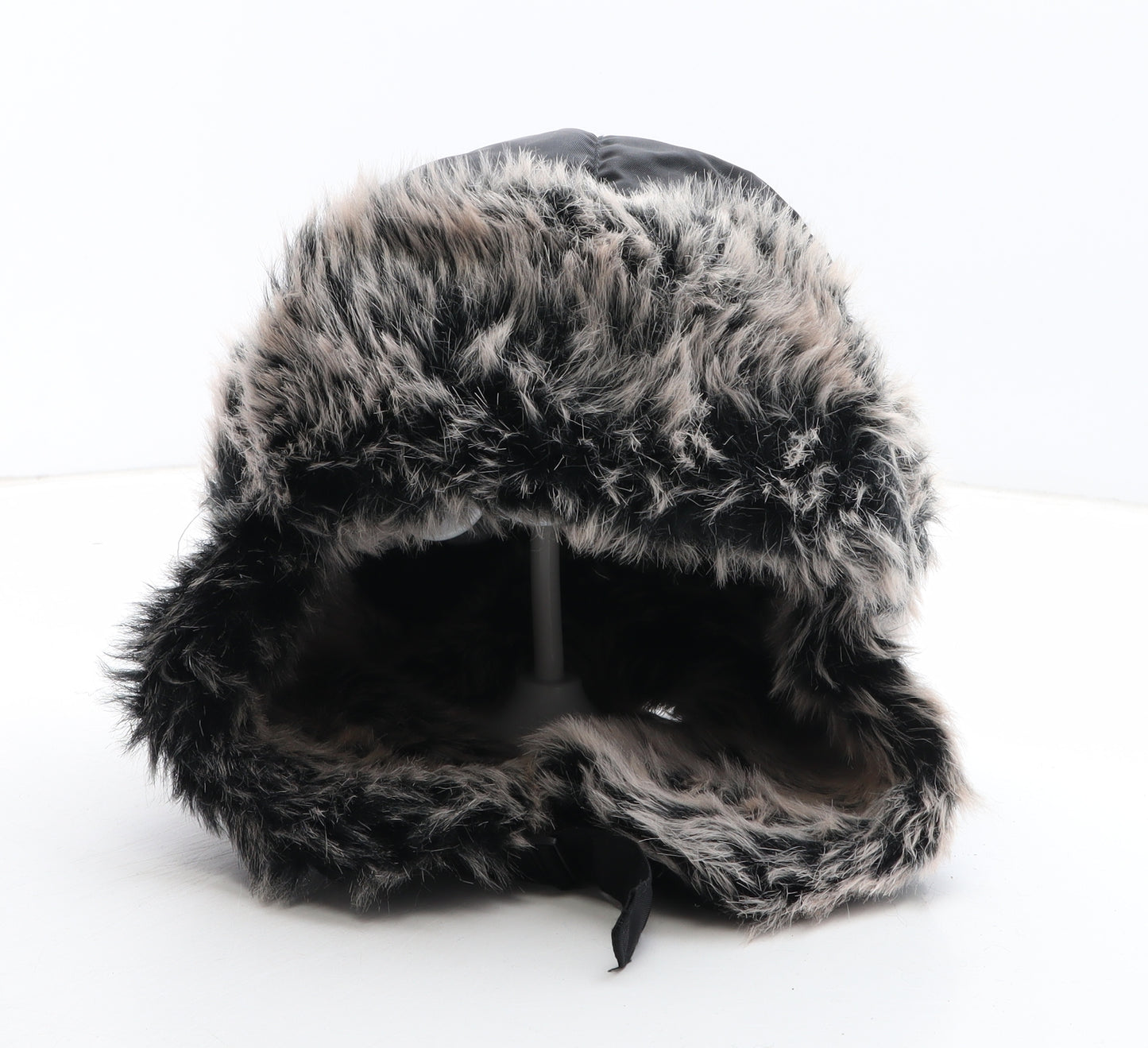 Hawkins Womens Black Polyester Trapper Hat One Size