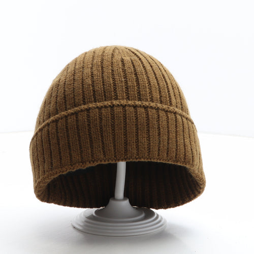 NEXT Womens Brown Acrylic Beanie One Size