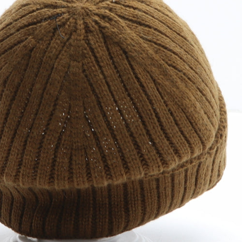 NEXT Womens Brown Acrylic Beanie One Size