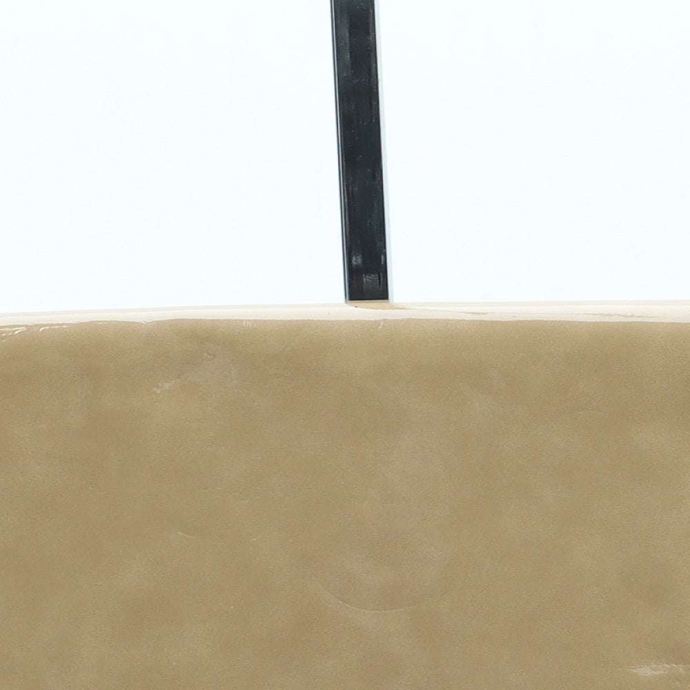 Preworn Womens Brown Leather Clutch Size Small