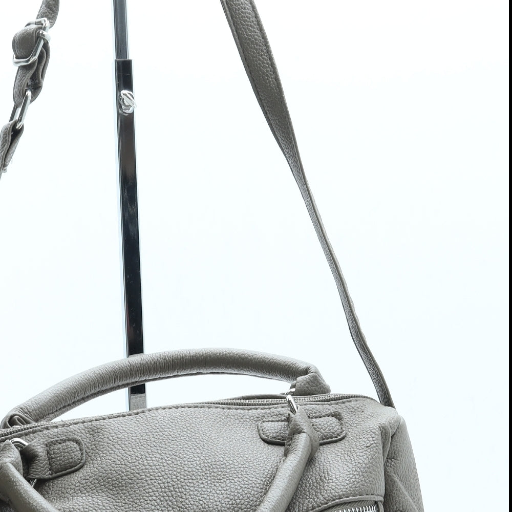 Atmosphere Womens Beige Leather Crossbody Size Small