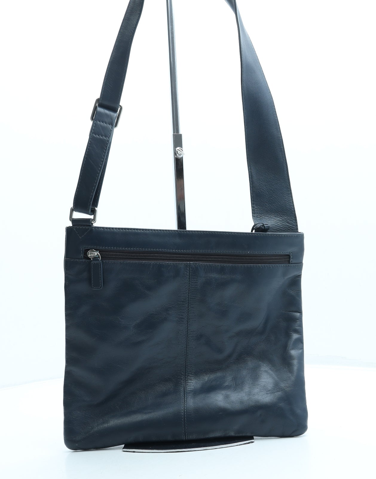Radley Womens Blue Leather Crossbody Size Small
