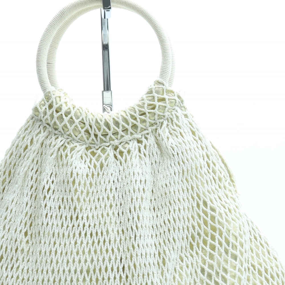 Paper Source Womens Gold Polyester Top Handle Bag Size Medium