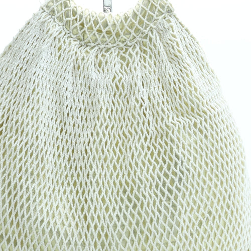 Paper Source Womens Gold Polyester Top Handle Bag Size Medium