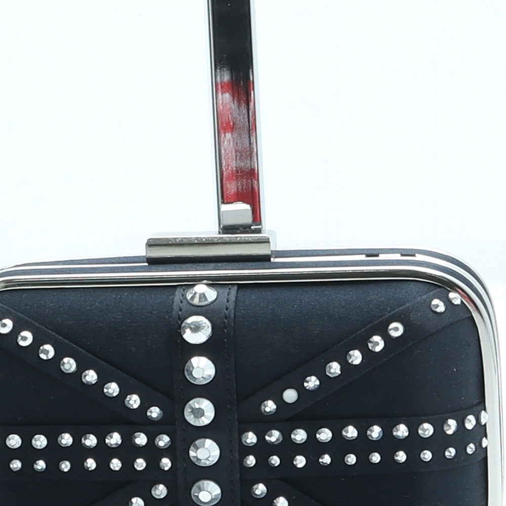 Aldo Womens Black Polyester Clutch Size Mini