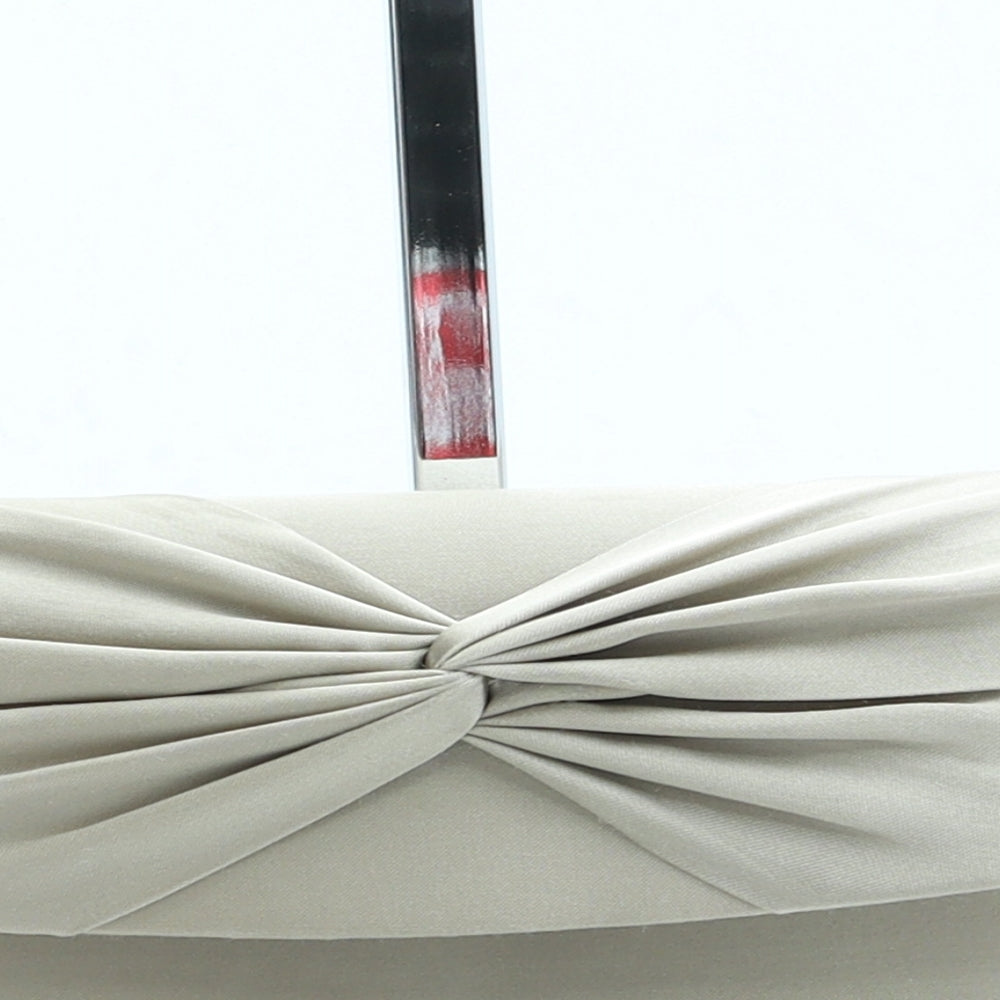 Marks and Spencer Womens Beige Polyester Clutch Size Small