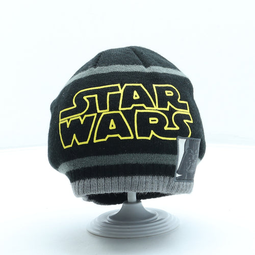 George Boys Grey Acrylic Beanie One Size - Star Wars