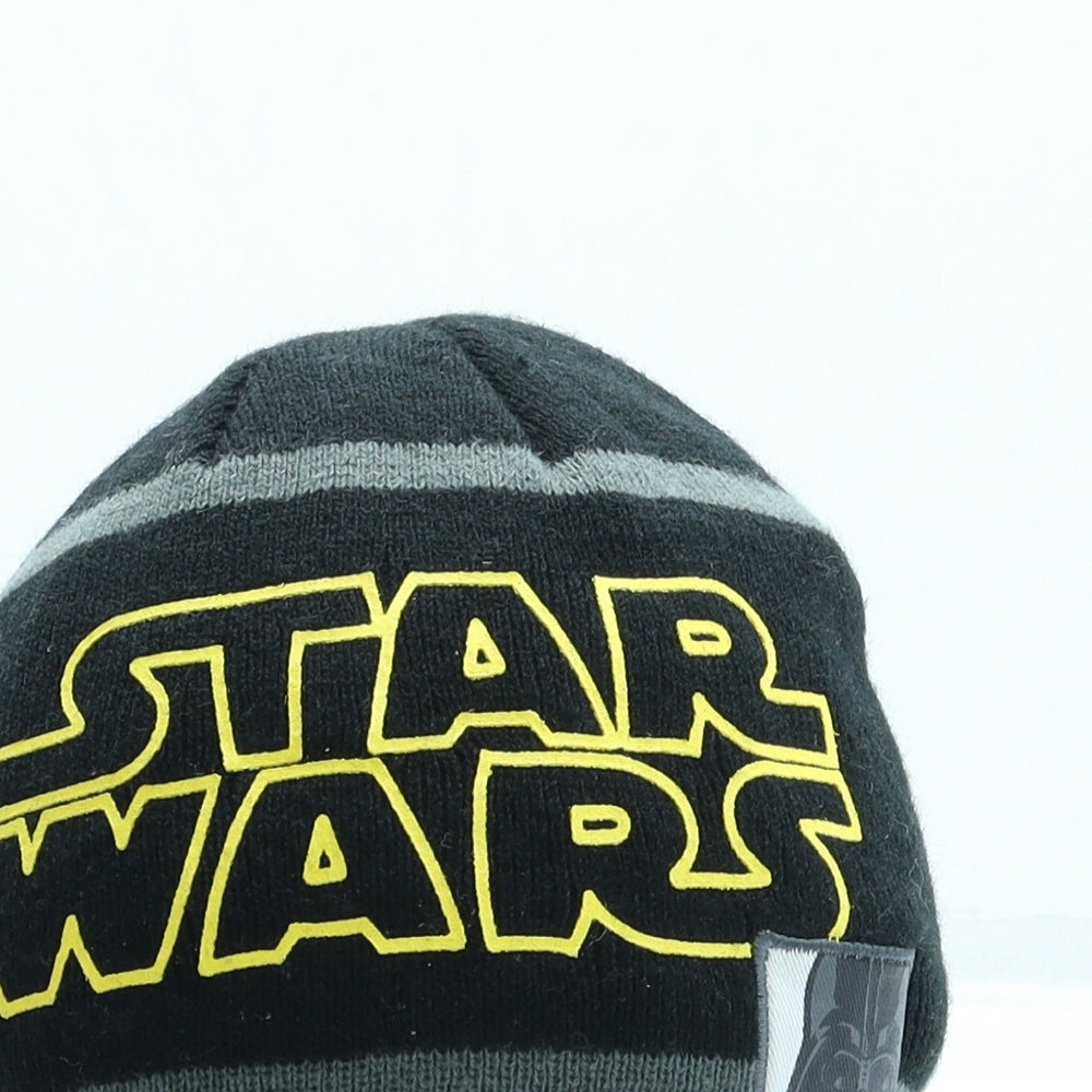 George Boys Grey Acrylic Beanie One Size - Star Wars