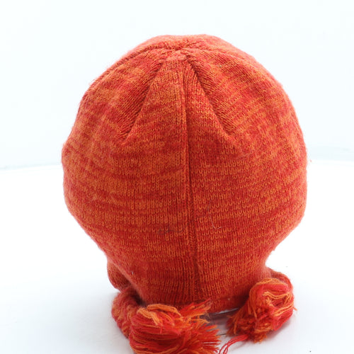 George Boys Red Acrylic Bonnet One Size - Animal The Muppets