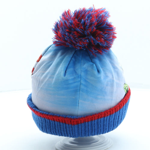 George Boys Blue Polyester Bobble Hat One Size - Avengers