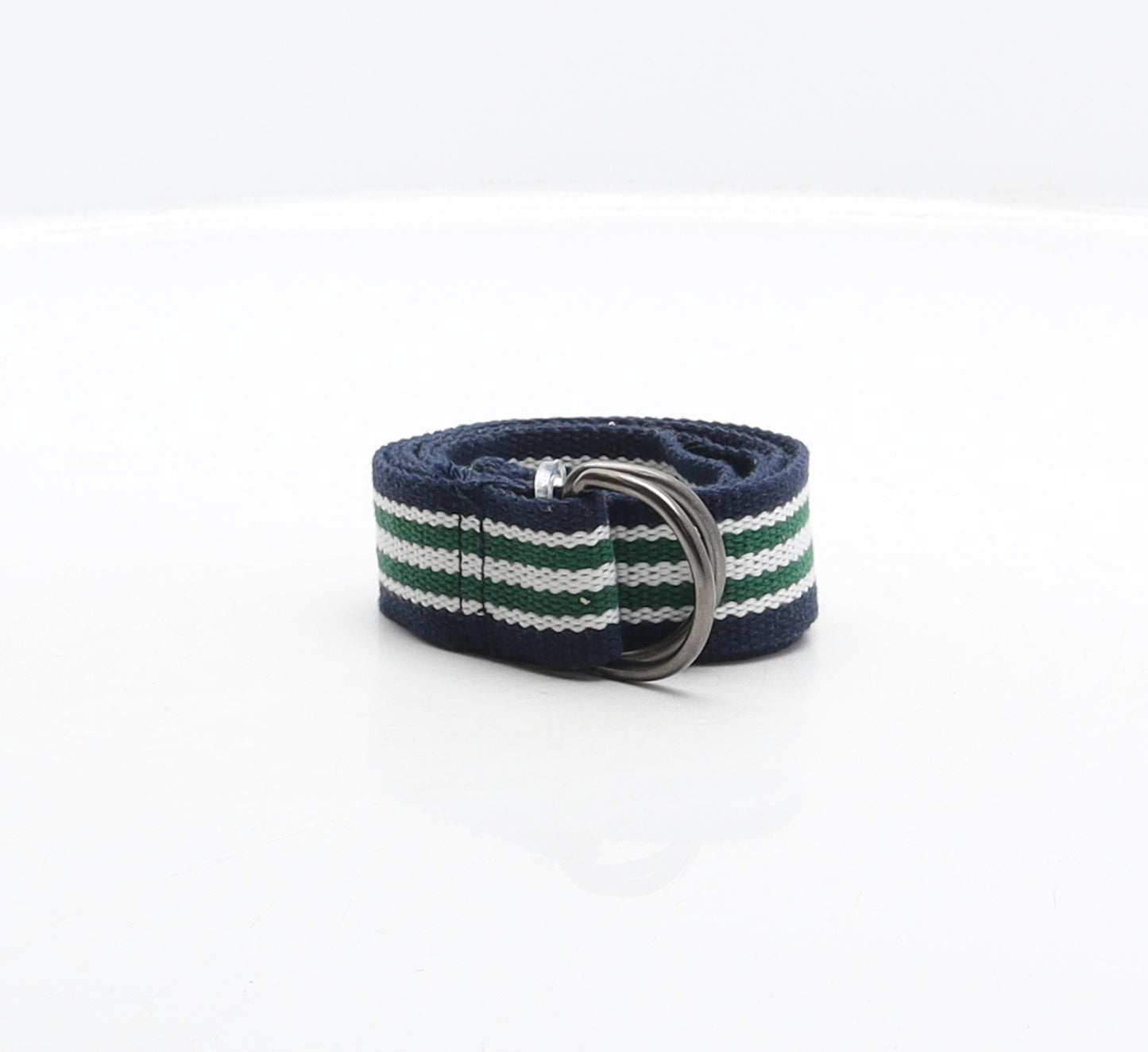 Prince and Fox Mens Multicoloured Striped Polyester Braided/Woven Belt Belt Size 36