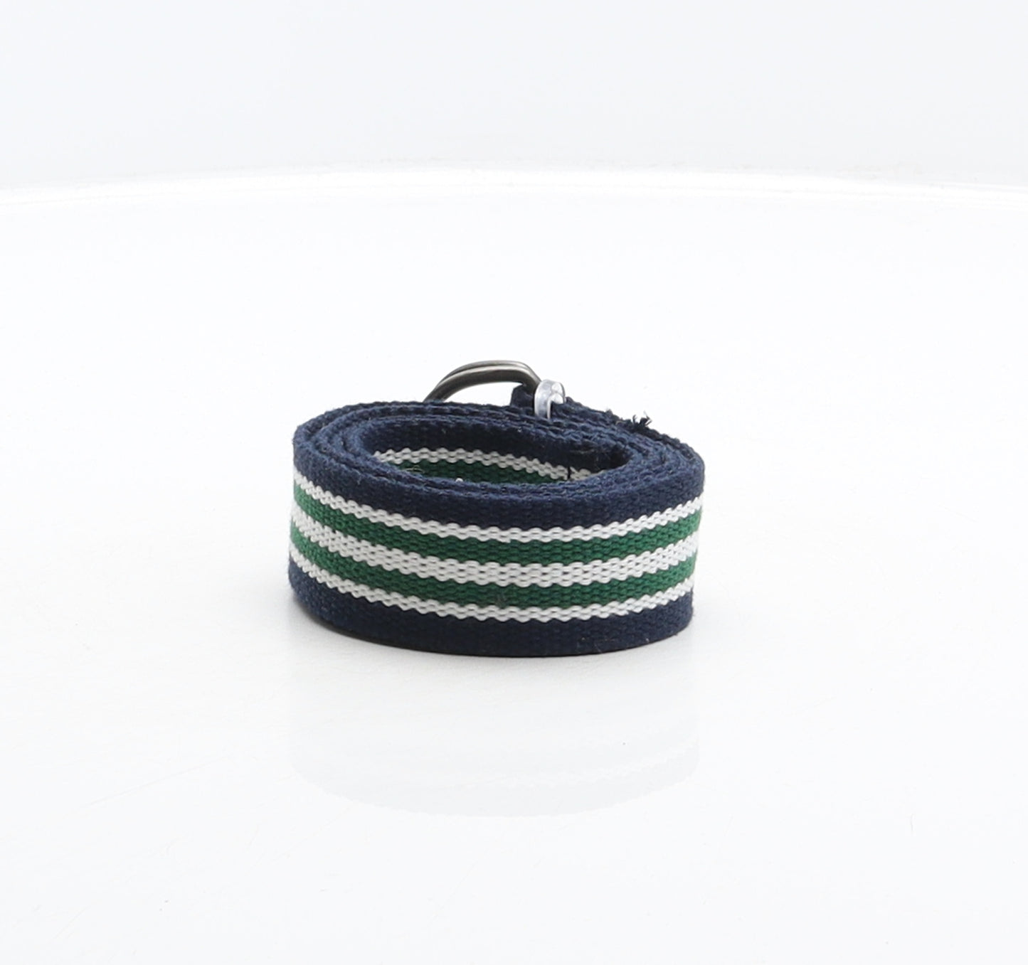 Prince and Fox Mens Multicoloured Striped Polyester Braided/Woven Belt Belt Size 36