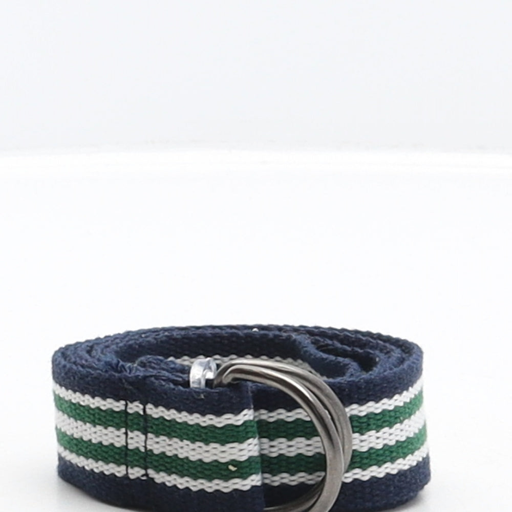 Prince and Fox Mens Multicoloured Striped Polyester Braided/Woven Belt Belt Size 36