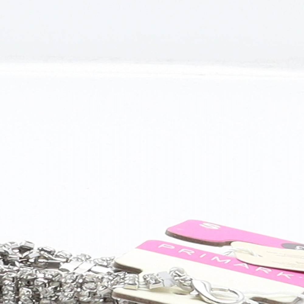 Primark Womens Silver Solid Metal Chain Belt Belt Size S