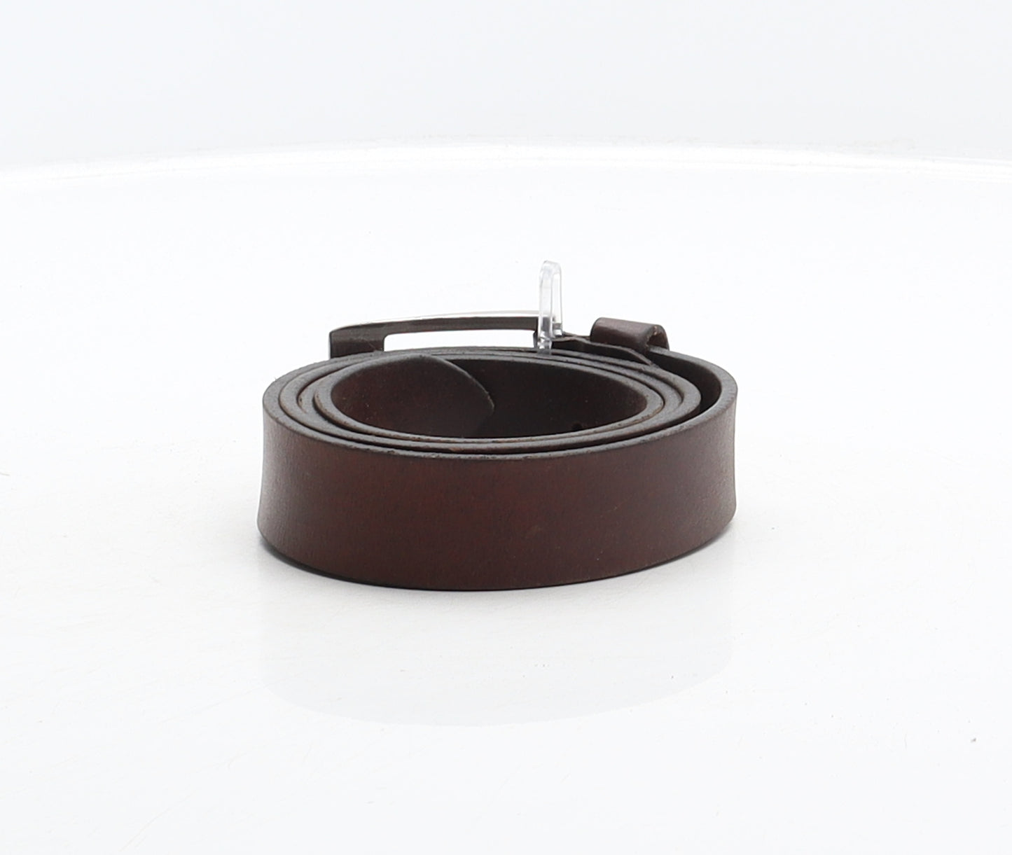 Burton Mens Brown Solid Leather Dress Belt Belt Size L