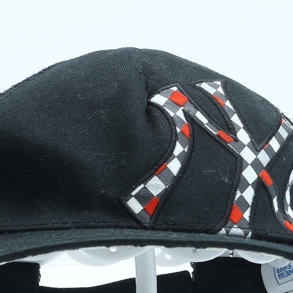 New Era Mens Black Check Cotton Trucker Hat Size 56 - New York Yankees