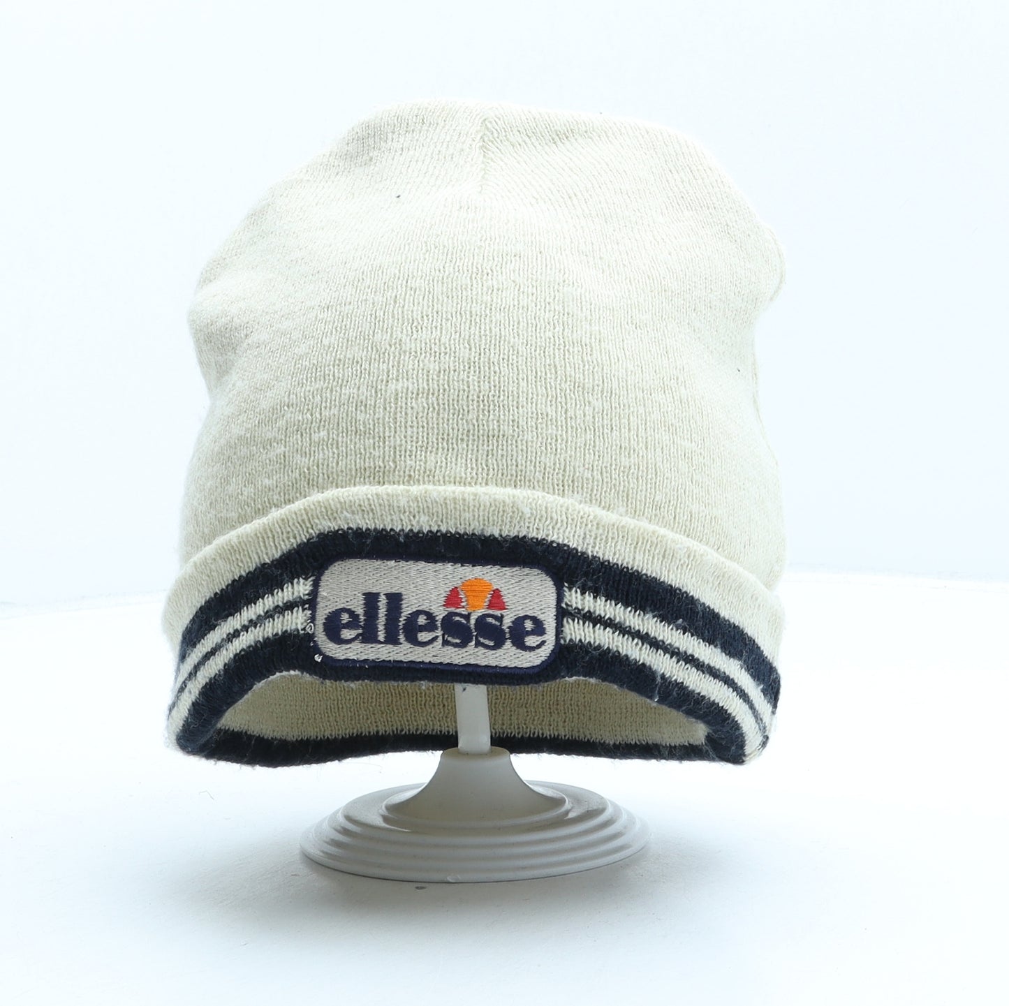 ellesse Mens Beige Acrylic Beanie One Size