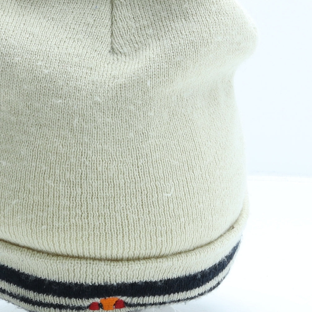 ellesse Mens Beige Acrylic Beanie One Size