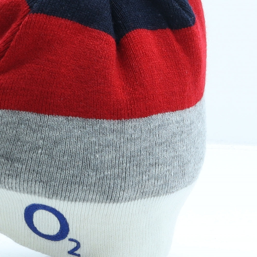 Canterbury Mens Multicoloured Striped Acrylic Beanie One Size - England Rugby