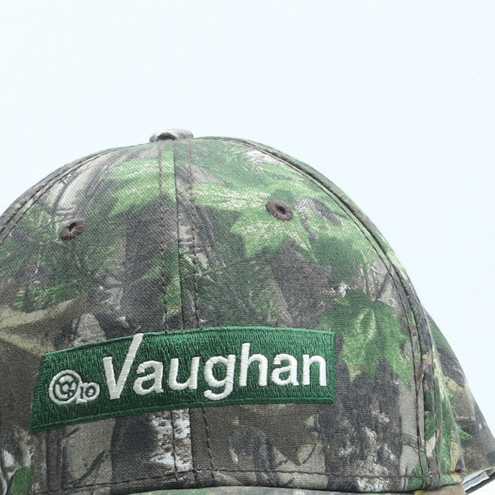 Vaughan Mens Green Camouflage Cotton Baseball Cap One Size