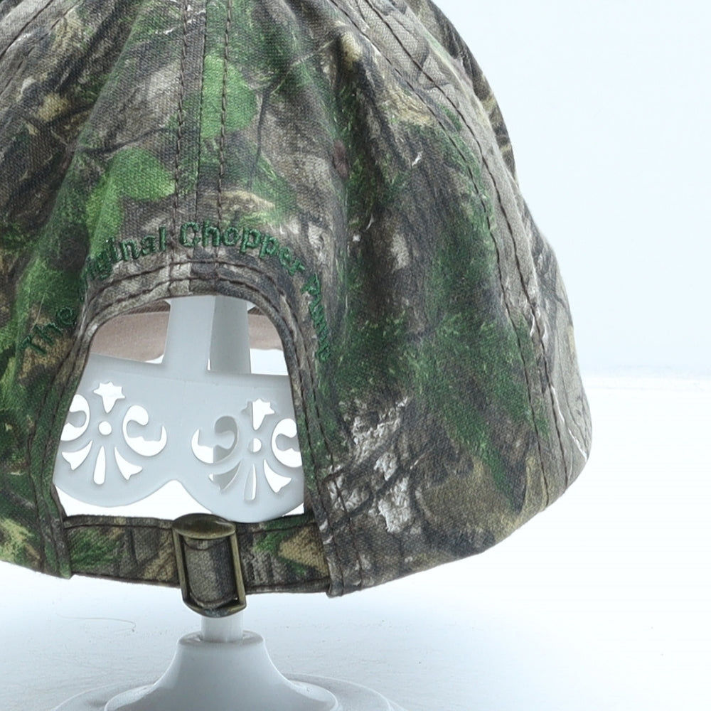 Vaughan Mens Green Camouflage Cotton Baseball Cap One Size