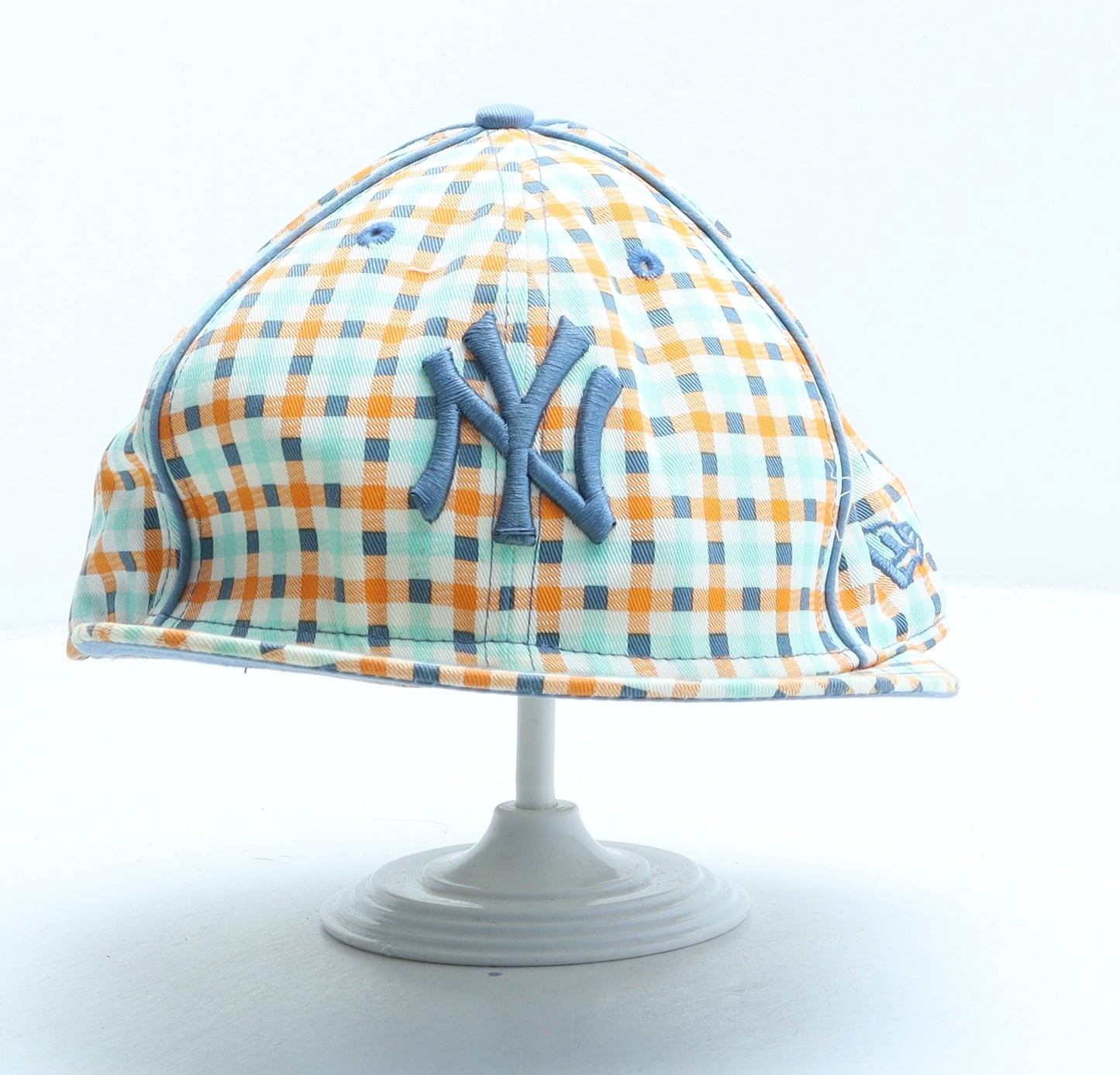 New Era Mens Multicoloured Check Cotton Snapback Size 7 3/4 - New York Yankees