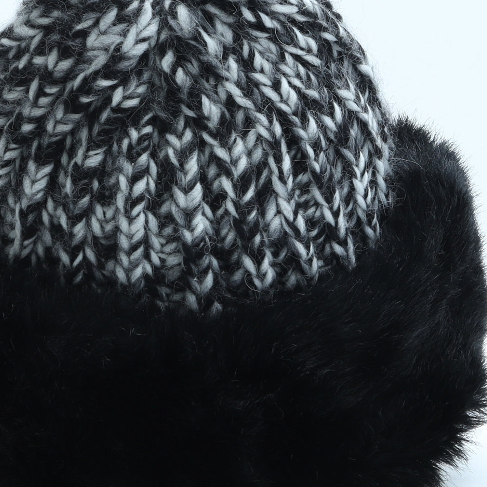 El Corte Inglés Womens Black Modacrylic Cloche One Size