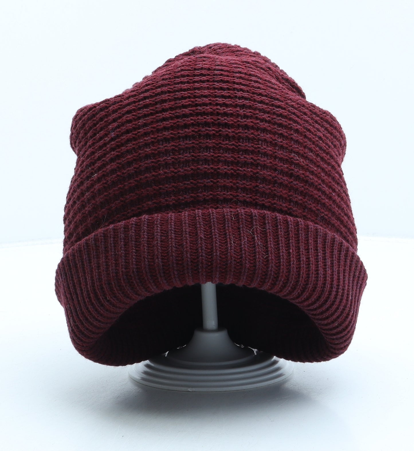 Twisted Soul Mens Red Cotton Beanie One Size