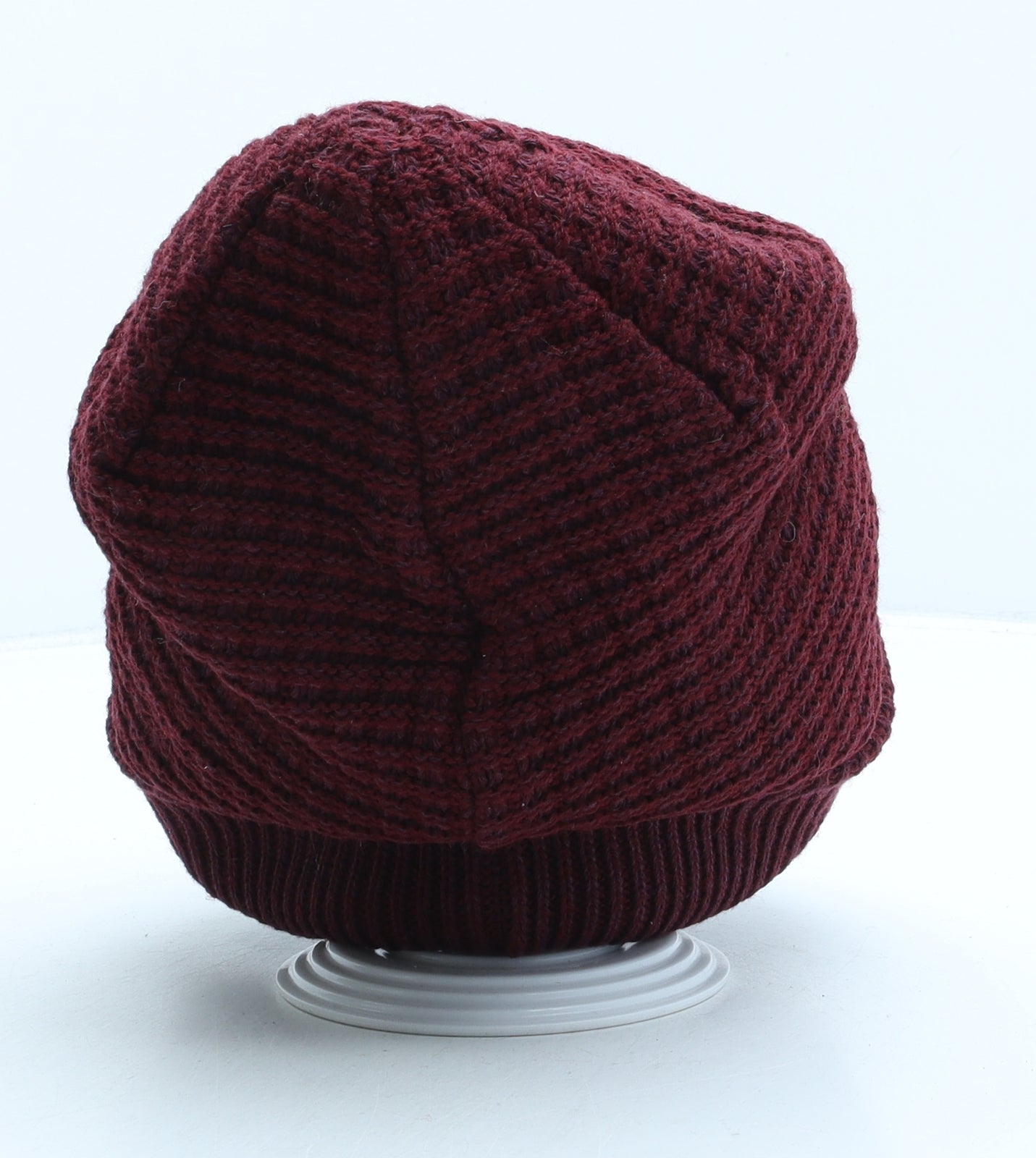 Twisted Soul Mens Red Cotton Beanie One Size