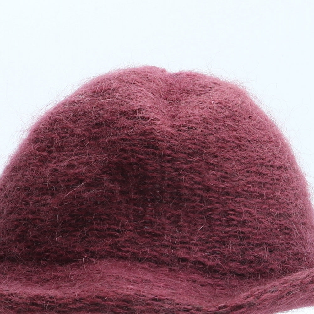 Preworn Womens Purple Wool Trilby One Size