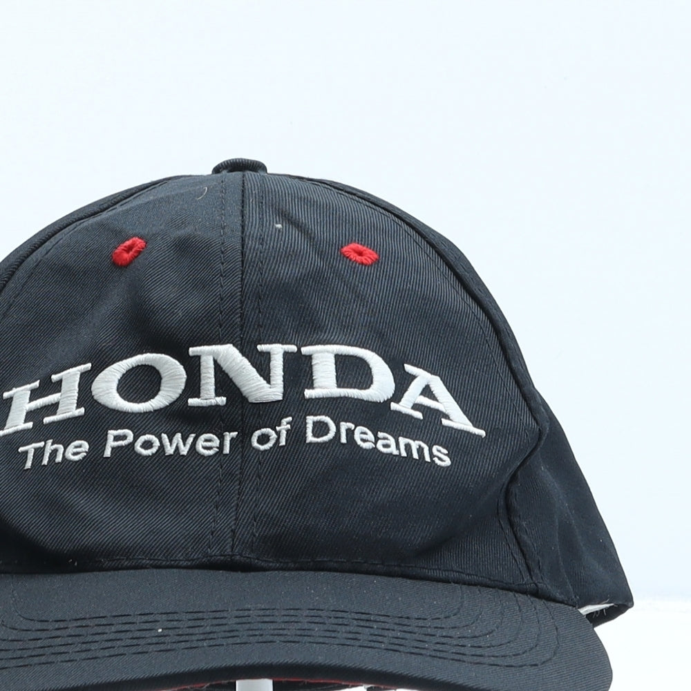 Honda Mens Black Polyester Baseball Cap One Size