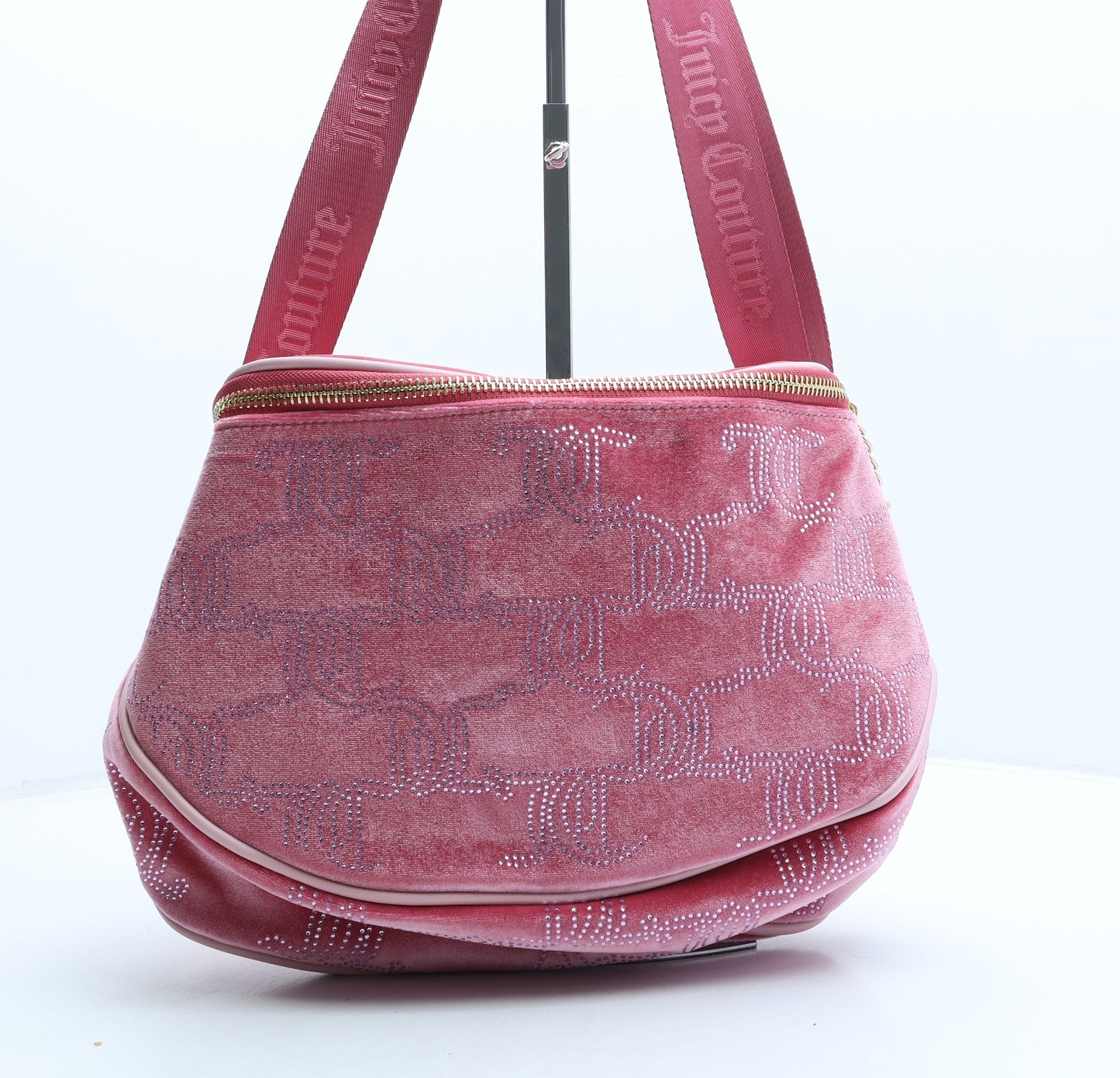 Juicy Couture Womens Ochre Geometric Polyester Crossbody Size Medium