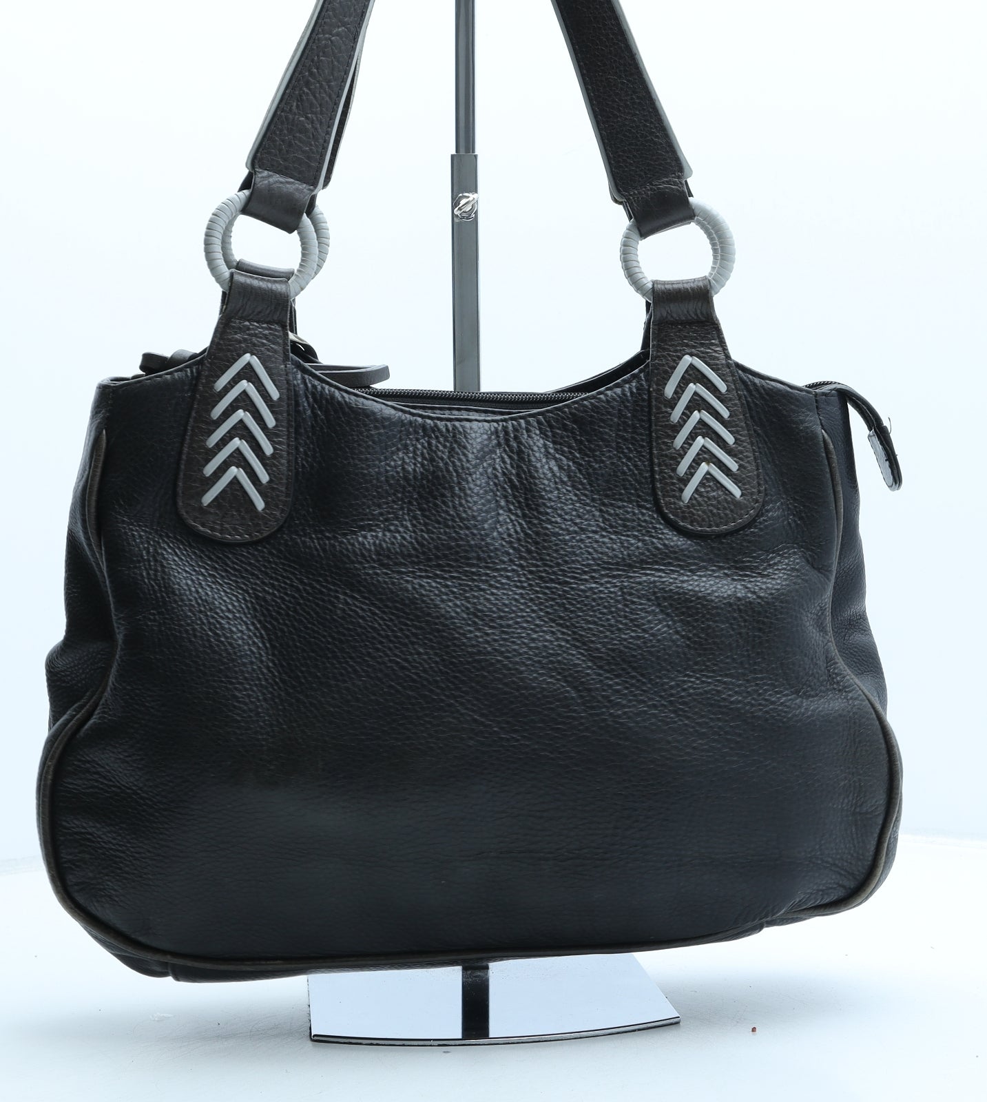 Radley Womens Black Leather Top Handle Bag Size Medium