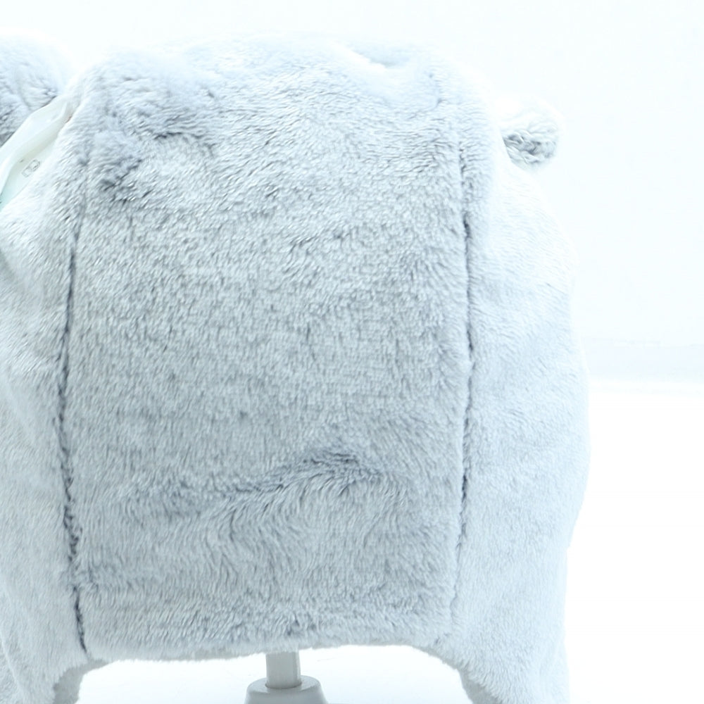 F&F Girls Grey Polyester Bonnet One Size - Bear ears