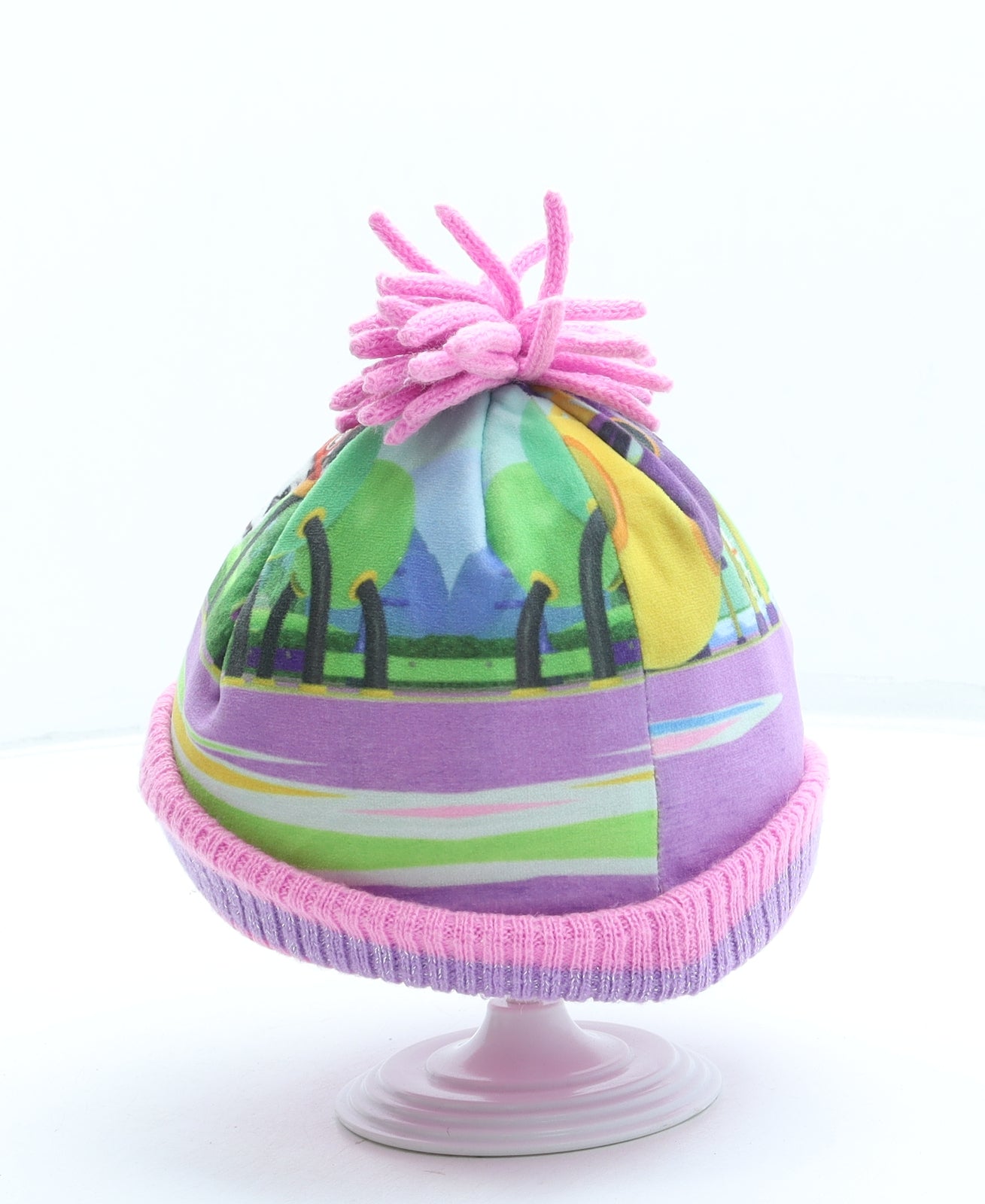 George Girls Pink Polyester Bobble Hat One Size - Paw Patrol