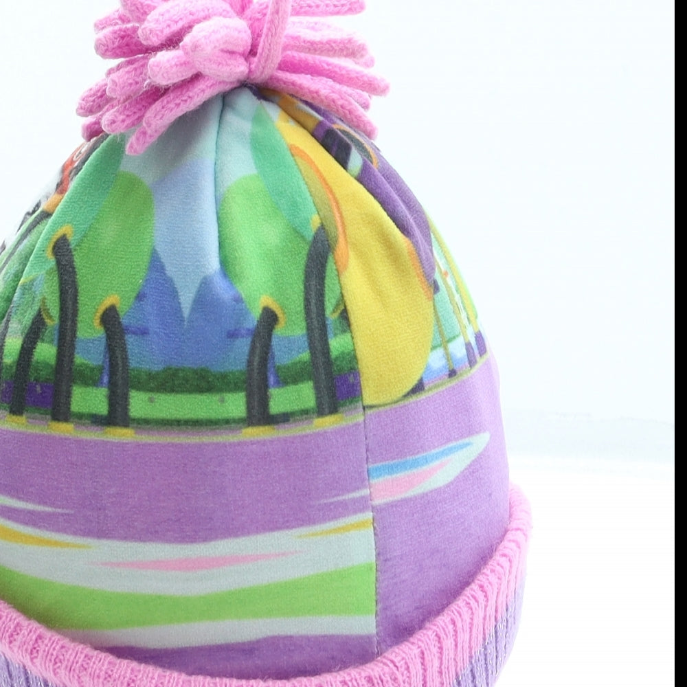 George Girls Pink Polyester Bobble Hat One Size - Paw Patrol